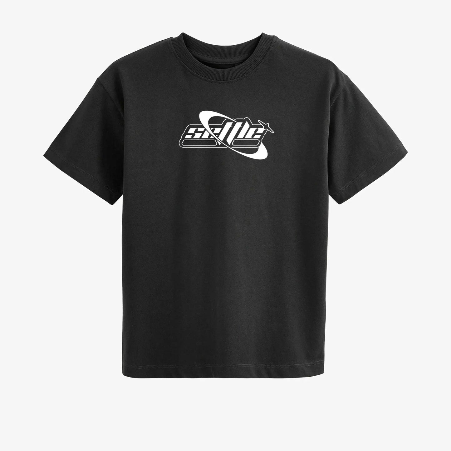 Settle Y2K Black Tee