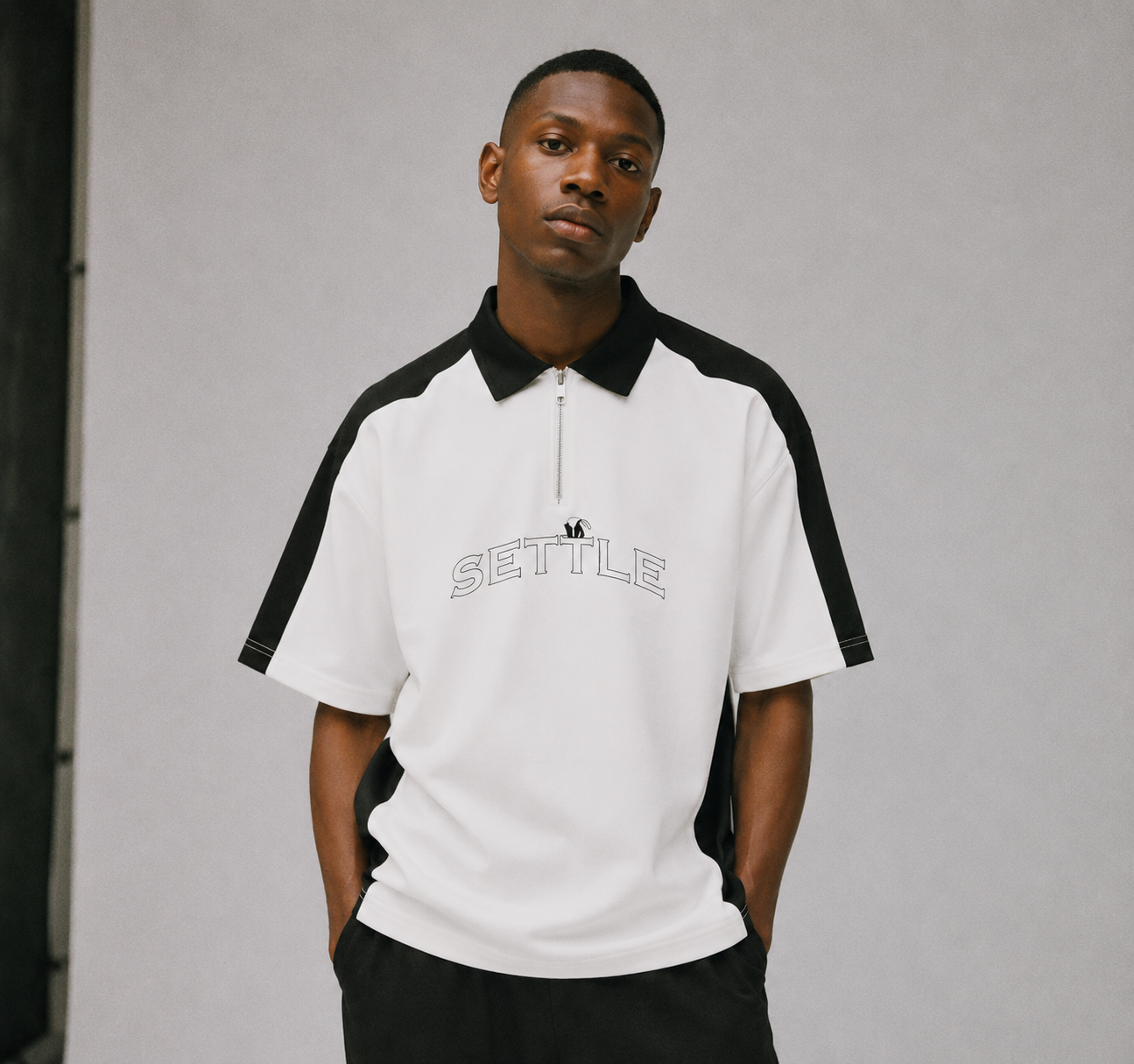Settle Quarter Zip Tee