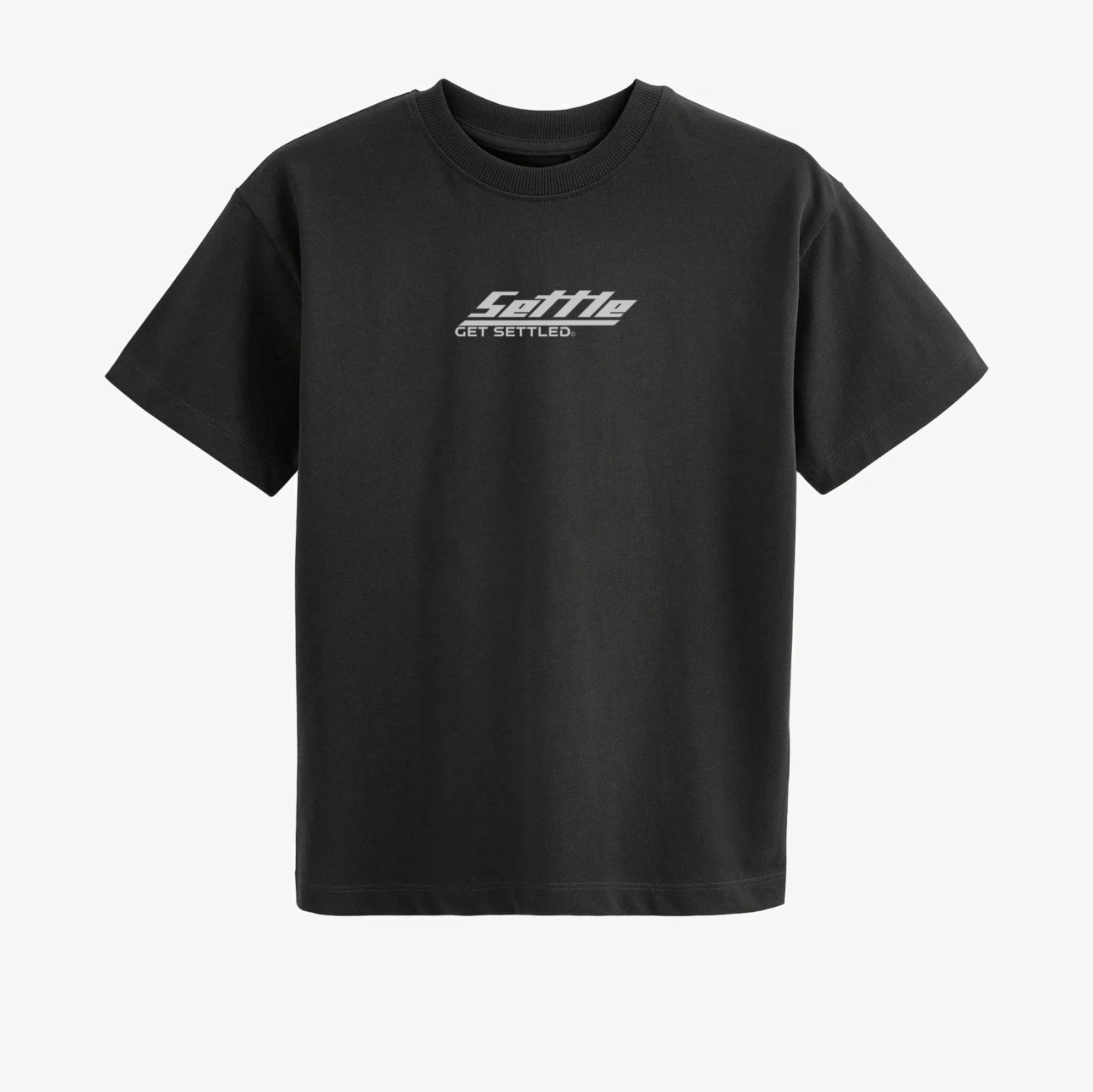 Get Settled Cursive Black
