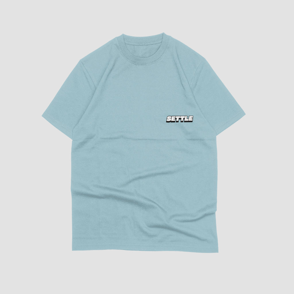 Settle 8Ball Tee Pastel Blue