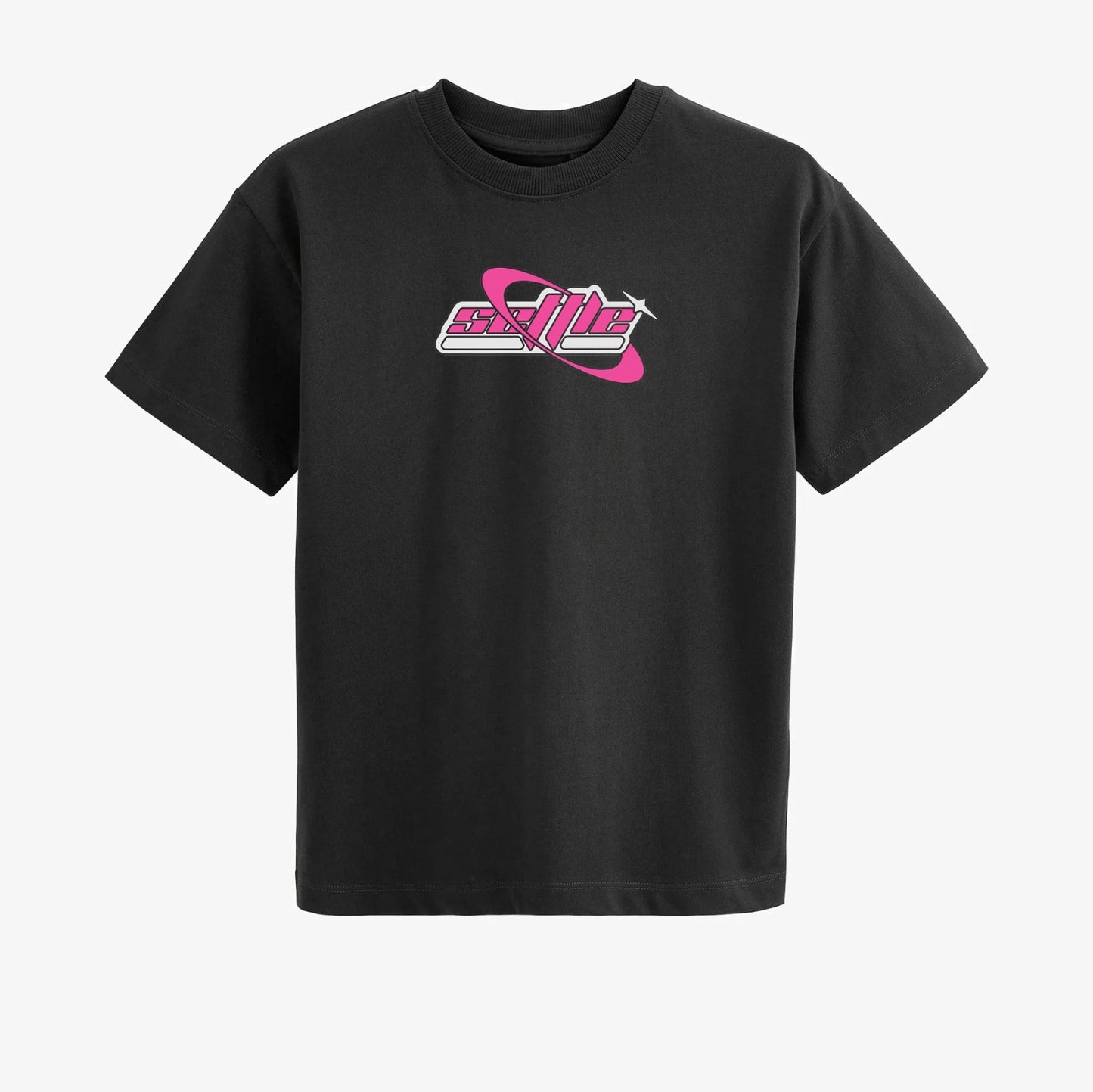 Settle Y2K Black Tee