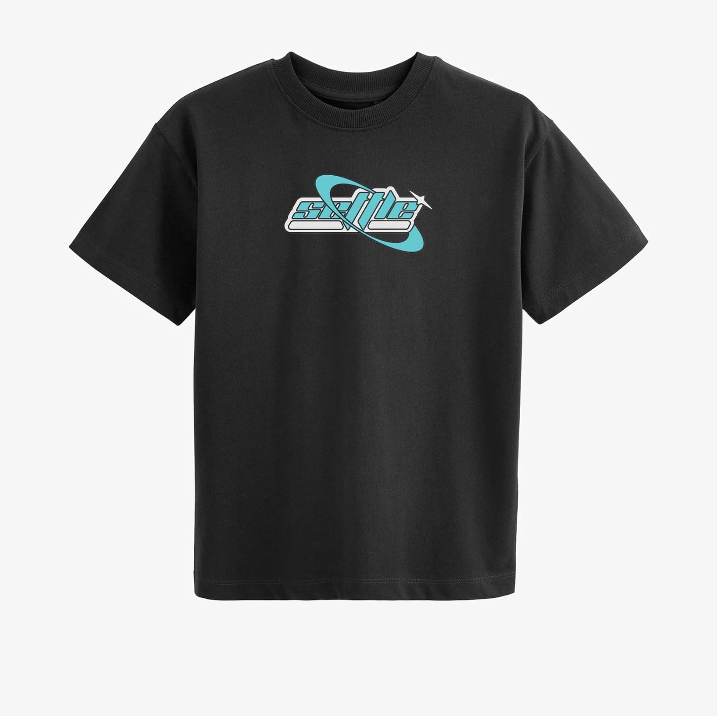 Settle Y2K Black Tee